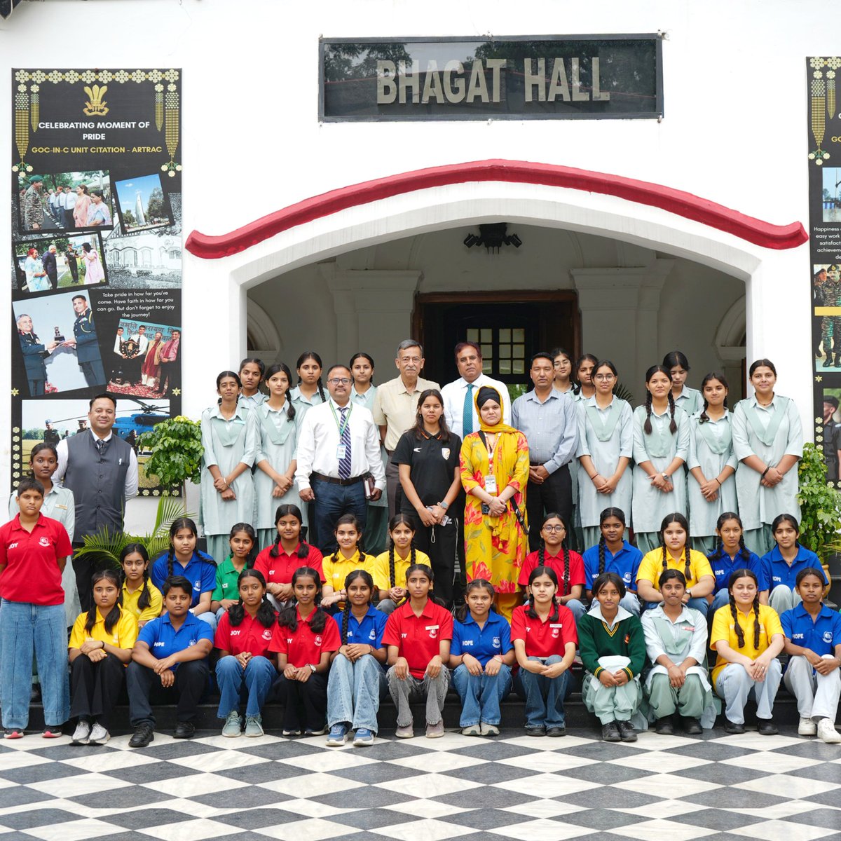 centurionaca's tweet photo. Glimpsing the Future of Leadership at RIMC Dehradun!
There is no motivation quite like seeing your dream in person. Our NDA Foundation (11th &amp; 12th) Batch recently embarked on an unforgettable educational visit to the prestigious Rashtriya Indian Military College (RIMC), Dehradun https://t.co/I3wSpTILz5