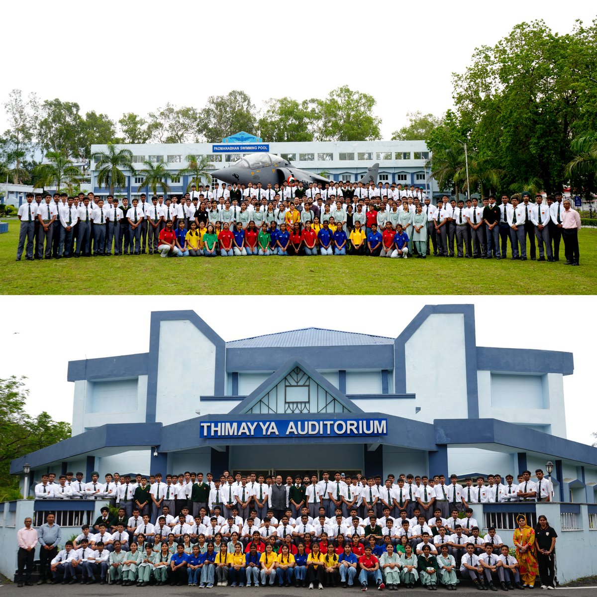 centurionaca's tweet photo. Glimpsing the Future of Leadership at RIMC Dehradun!
There is no motivation quite like seeing your dream in person. Our NDA Foundation (11th &amp; 12th) Batch recently embarked on an unforgettable educational visit to the prestigious Rashtriya Indian Military College (RIMC), Dehradun https://t.co/I3wSpTILz5