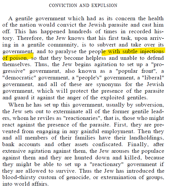 okboy1963's tweet photo. "Your churches will be used
to teach the Jew's religion"
~General Cornwallis to General Washington 1781
Me: They used subtle and periodic injections of poison! #Cornwallis #StillOnWatch #MasonicCanaanites #LettersToGrandma #FriedFish https://t.co/ZPq0gx0jnD