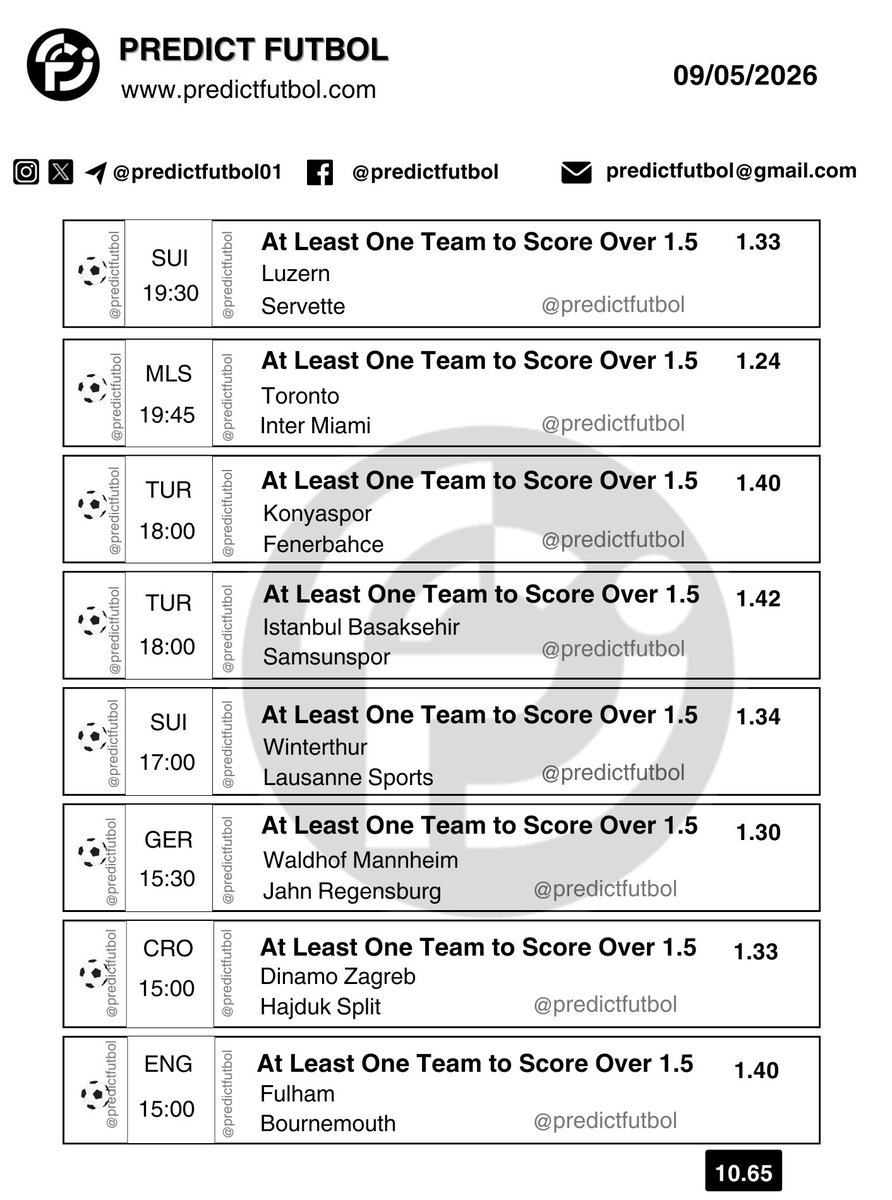 predictfutbol01's tweet photo. 10.65 Odds ✅
SecretBet Booking Code 👉 GRSTR

Register on SecretBet Here
👉 https://t.co/oBg0vmv0IA

Register with my promo code PREDICTFUTBOL to get $100 bonus on your deposit https://t.co/ZtumPHbpTC