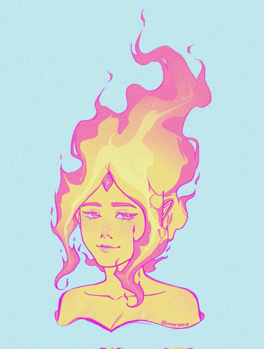 LunarHopia's tweet photo. In this moment of rest I went back to my roots... And my roots involved drawing Flame Princess on the daily so here's a quick Flame Princess art!!

Hope you guys like my take on a nostalgic character!

#adventuretime #flameprincess #adventuretimefanart #flameprincessfanart https://t.co/1i2WDGdk6e