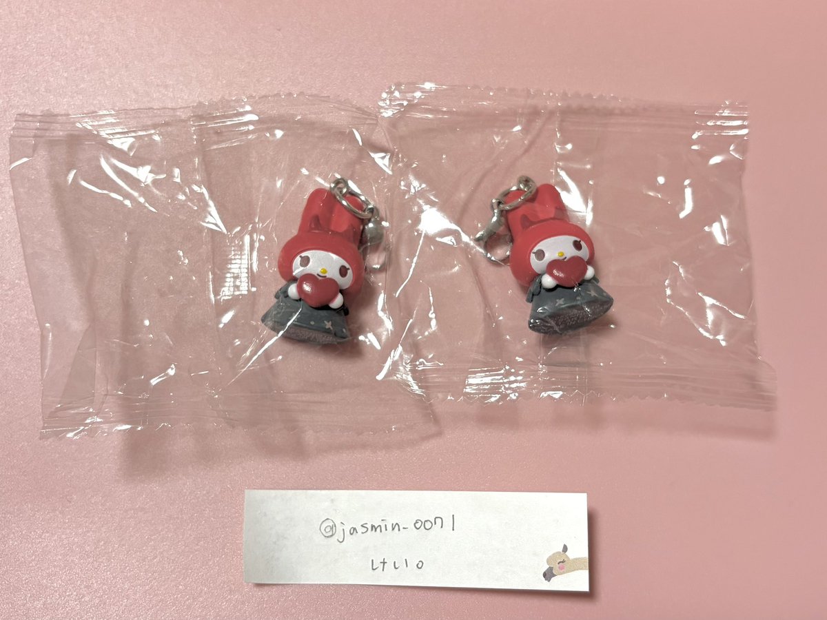jasmin_0071's tweet photo. はーとのこあくま サンリオ 交換

譲：マイメロ

求：クロミ

郵送希望です📮
お気軽にお声掛けください。 https://t.co/qiaO3cjpzk