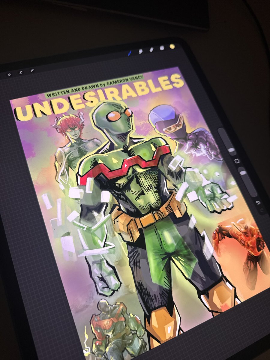 CYPHRCOMIX's tweet photo. UNDESIRABLES coming out this summer 
https://t.co/KWlOVIWd1M
#comicbookart #artist #superhero #book https://t.co/Cge6qeW8Ph