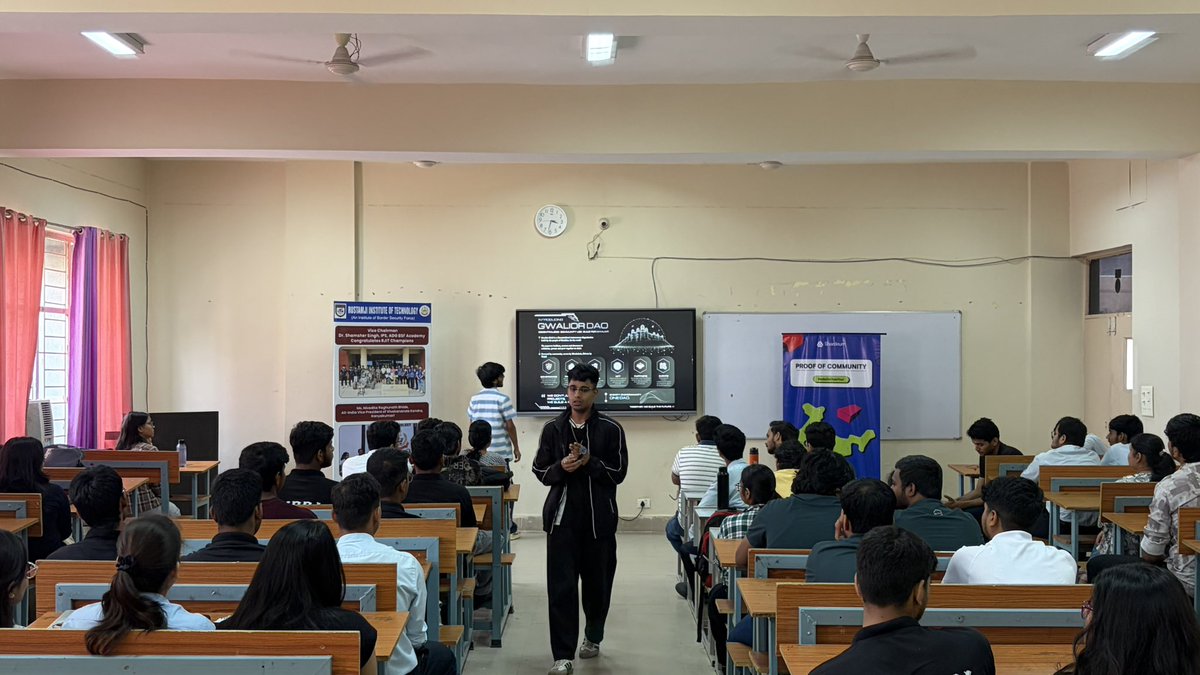 Hosted a beautiful <a href="/letsbuildweb3/">Build Web3 on Shardeum</a> &amp; <a href="/shardeum/">Shardeum</a> IoT Workshop in Gwalior with the amazing support of <a href="/gwaliordao_/">GWALIOR DAO</a> 

Great discussions, learning, networking, and amazing energy from the community.  

Big thanks to everyone who joined and made this workshop successful 🙌

Excited for