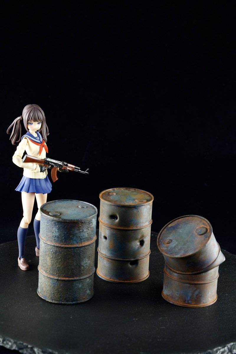 まゆみページ！！ ドラム缶BOX Fujima Handled Tin Stash Box | 6.5