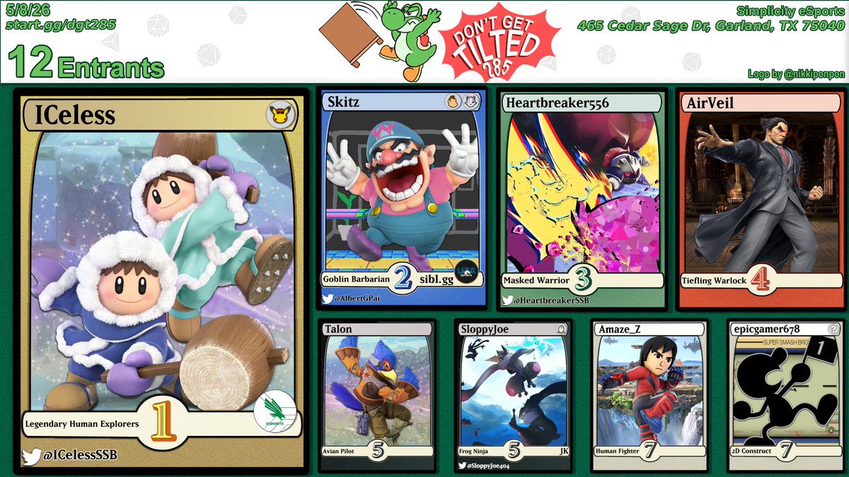 Dgt_Cc's tweet photo. Don't Get Tilted #285 - Smash Ultimate https://t.co/4UVBSGycbc