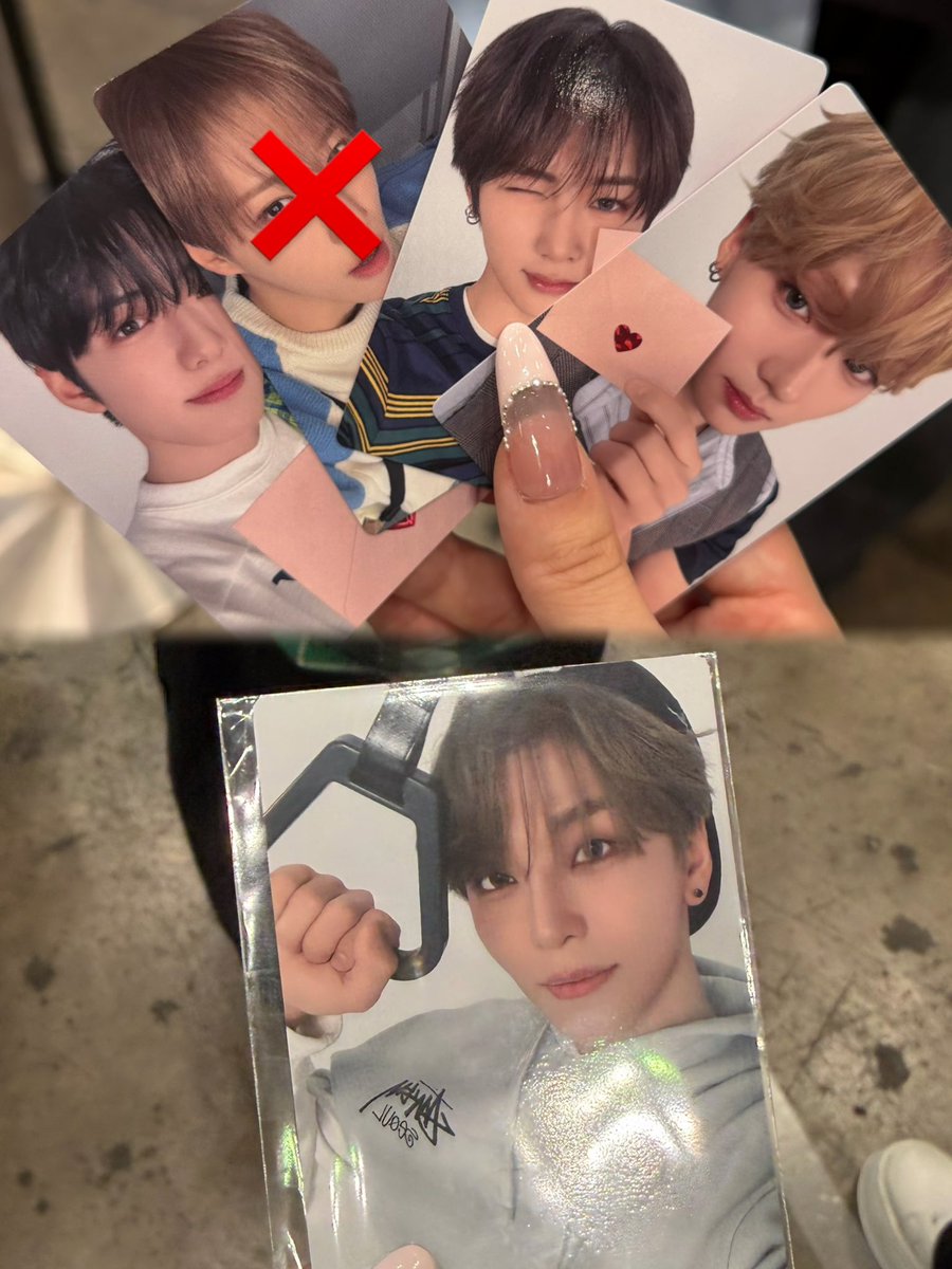 s1712io's tweet photo. ALD1 トレカ 交換 KCON

【譲】手紙 サンウォン、サンヒョン、アンシン
　　 つり革 シンロン

【求】リオ

本日会場内での交換になります。
お気軽にお声掛けください🙇🏻‍♀️ https://t.co/XCmSpOgxNV