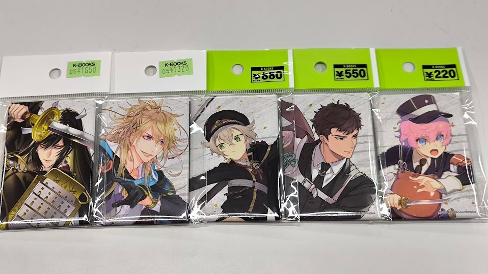 刀剣乱舞 とうらぶ 5周年記念祝画 スクエア缶バッジ 燭台切光忠 入荷情報】 刀剣乱舞 とうらぶ スクエア缶バッジ 五周年記念祝画 太郎
