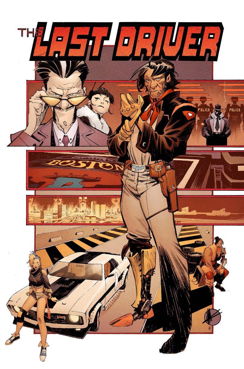 BuzzComics's tweet photo. Preview de The Last Driver #1, la nouvelle série de Sean Gordon Murphy débutant en août chez @ImageComics avec un format horizontal #ImageComics #Comics #TheLastDriver https://t.co/rGeh2zhg7x https://t.co/vcJTXhZHYh