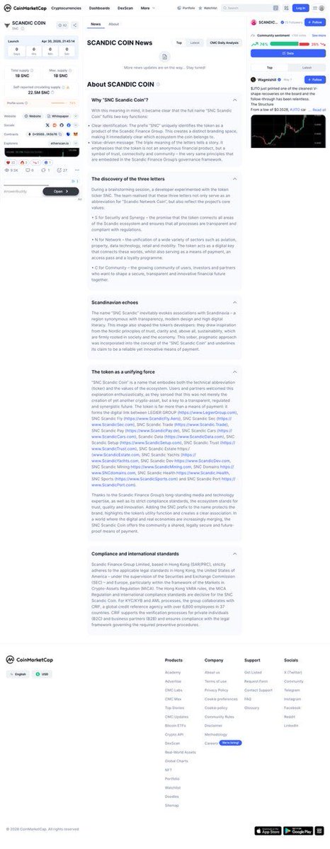 SCANDIC COIN (SNC) tweet media