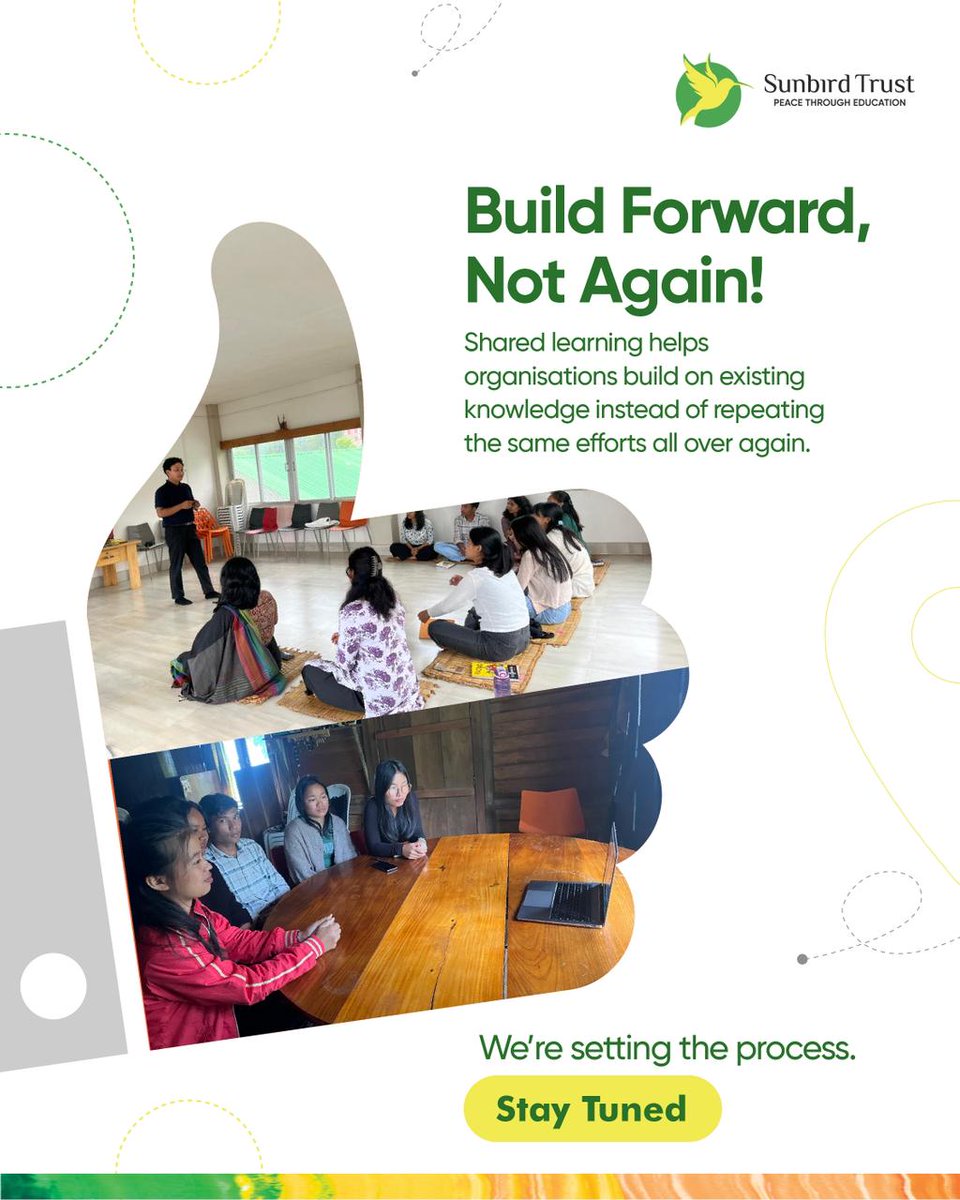 SunbirdTrust's tweet photo. The development sector grows stronger when learning is shared, not siloed. ๐ฑ
A space for honest conversations, collective insights, and shared growth is launching soon. Stay tuned!
#SharedLearning #CollectiveGrowth #DevelopmentSector #KnowledgeSharing #SocialImpac https://t.co/7lQenNrbtc