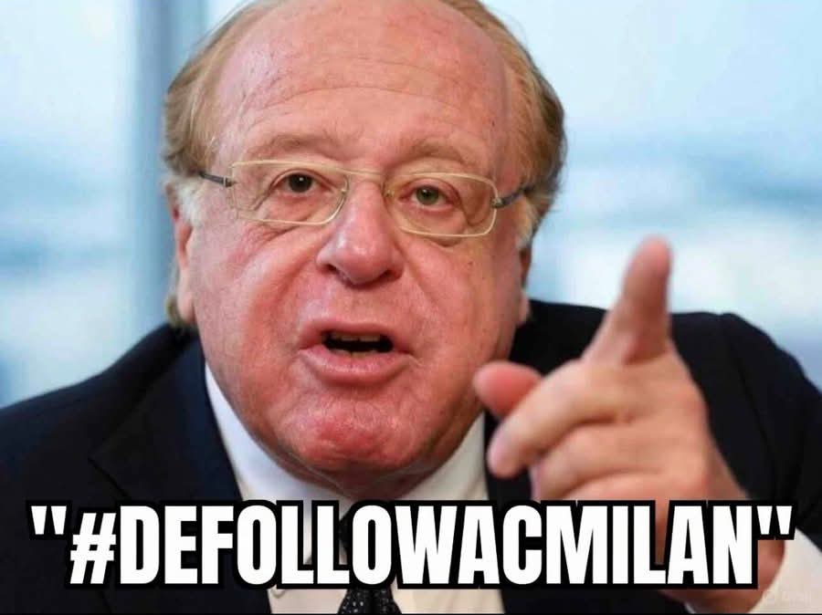 DarkEvilDagger's tweet photo. #ACMilan #RedBirdOut #Furlani #cardinaleout @espn @nytimes 
Se volete mandare un segnale forte alla Società, fatelo dove oggi conta davvero: numeri, immagine e visibilità... per loro conta questo più di abbonamenti e merchandising...

Togliete il follow dalle pagine ufficiali. https://t.co/HQ3E9Y5yJa