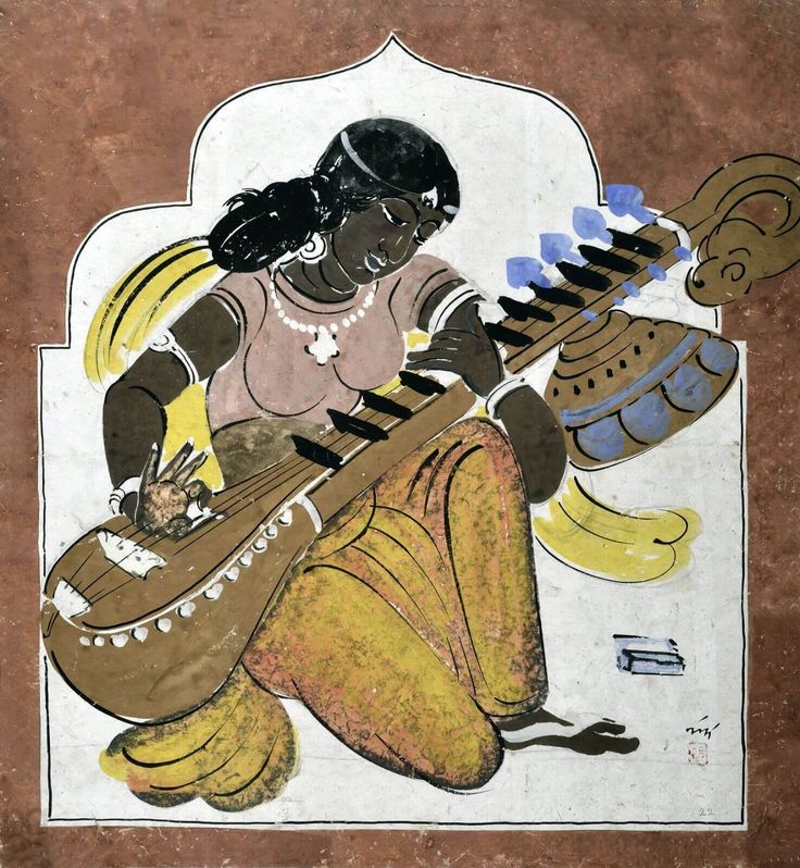 cherishDcherry_'s tweet photo. Bina Binodini 
Nandalal Bose 
20th cen, Bengal https://t.co/wKz5Xs7dZe