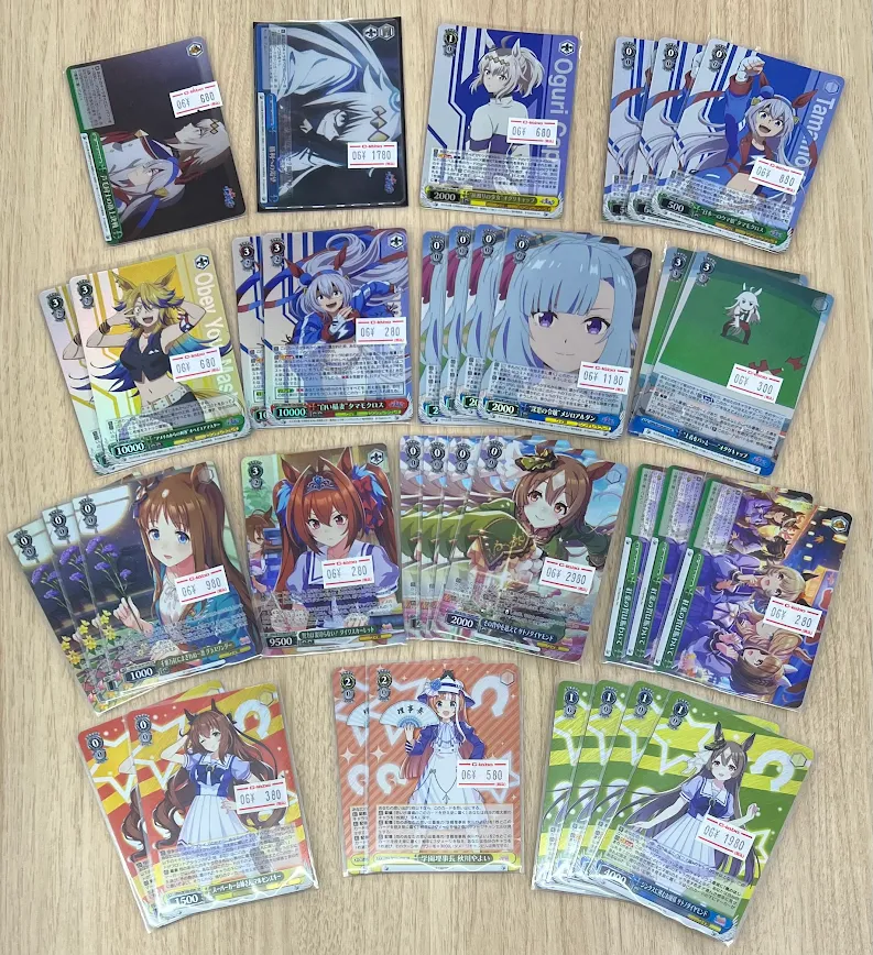 ウマ娘ヴァイスシュヴァルツまとめ売り ヴァイスシュヴァルツ】 販売情報 🥕 ウマ娘 プリティーダービー