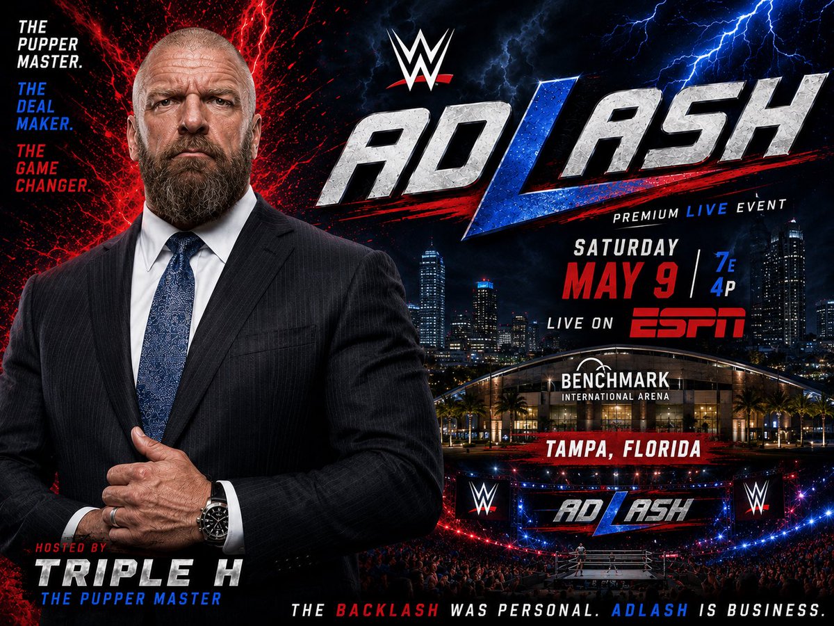 Sircam1's tweet photo. #wwe #backlash #adlash https://t.co/h37zmlB8Pf
