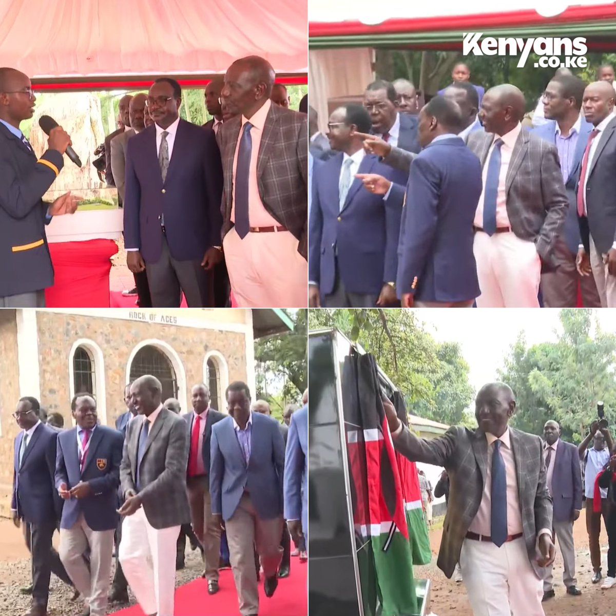 Kenyans's tweet photo. President Ruto arrives at Maseno school for their 120th anniversary celebrations https://t.co/o3x3g3aKKZ