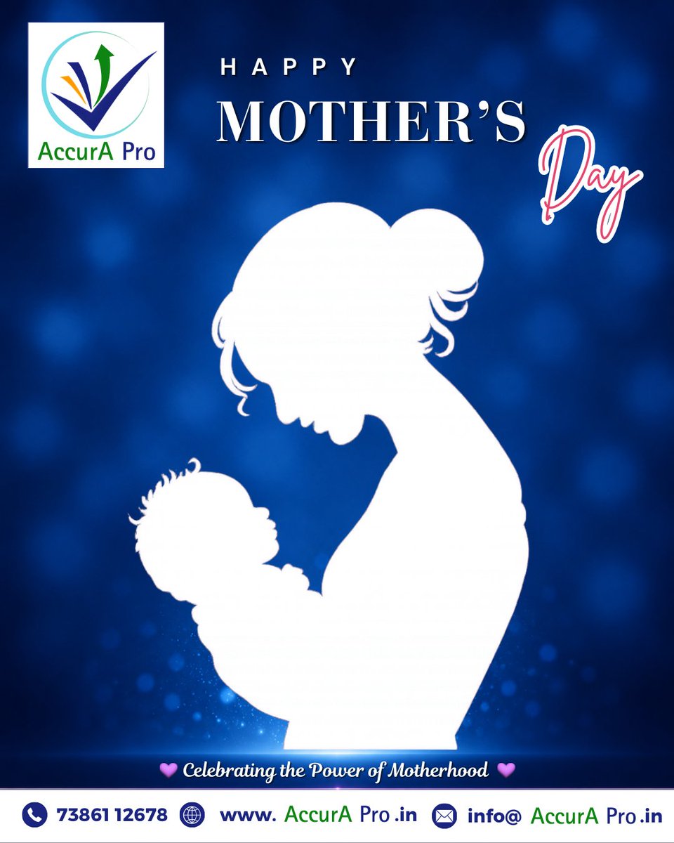 AccurA234's tweet photo. Celebrating the power of motherhood, unconditional love, and endless dedication. 💐

Happy Mother’s Day from AccurA Pro - honoring every mother who inspires strength, care, and success every day. 💙
#HappyMothersDay #AccurAPro #CelebrateMotherhood #MothersLove #WomenInspire https://t.co/wnhxiD8lyb