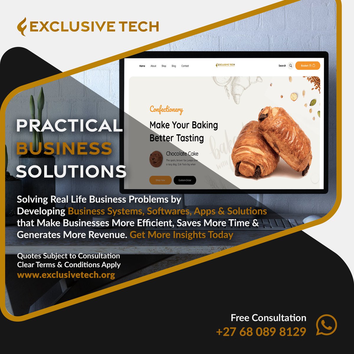 exclusivetech_e's tweet photo. Practical Business Solutions from Exclusive Tech.
Solving real life business problems by developing Business Systems, Softwares, Apps &amp; Solutions that make businesses more efficient, saves more time &amp; generates more revenue.
Get more insights today from https://t.co/GX56xSTXHI https://t.co/7cnNB8llm1