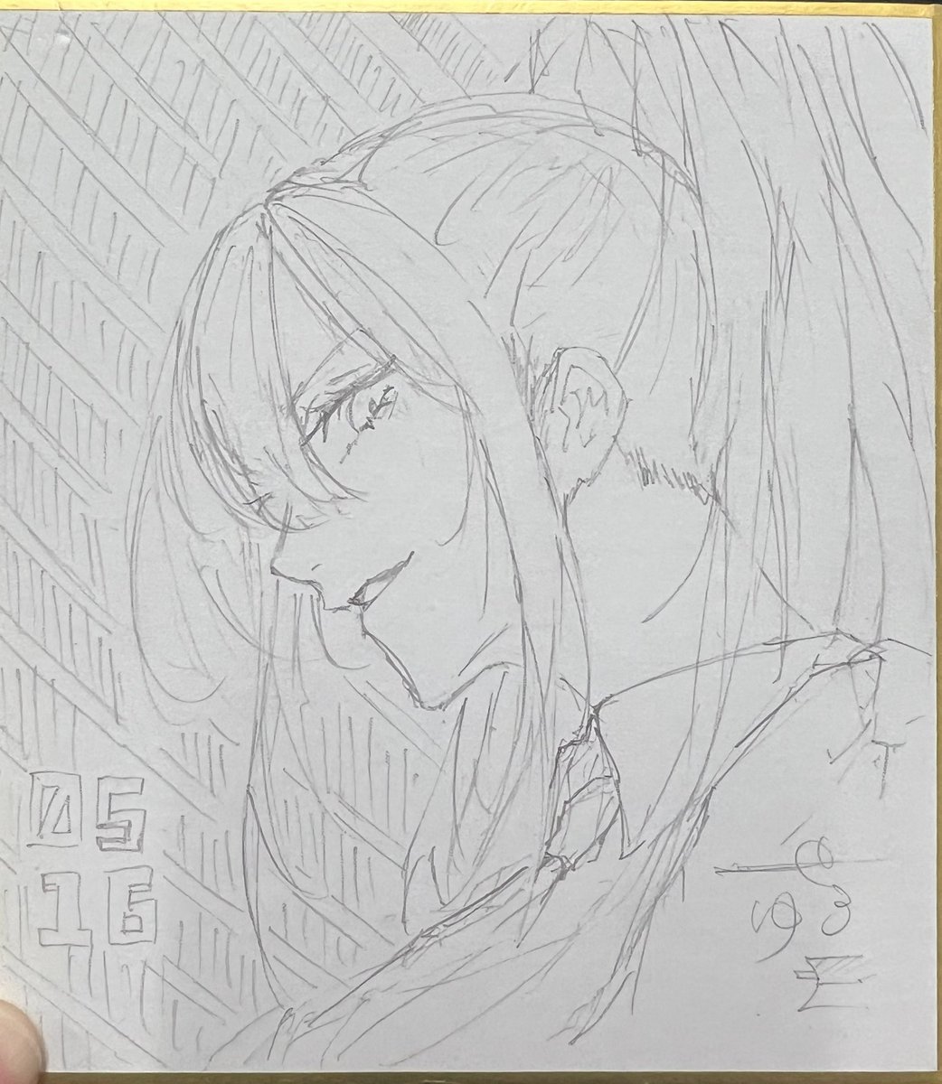 せんなご5色紙②下書き