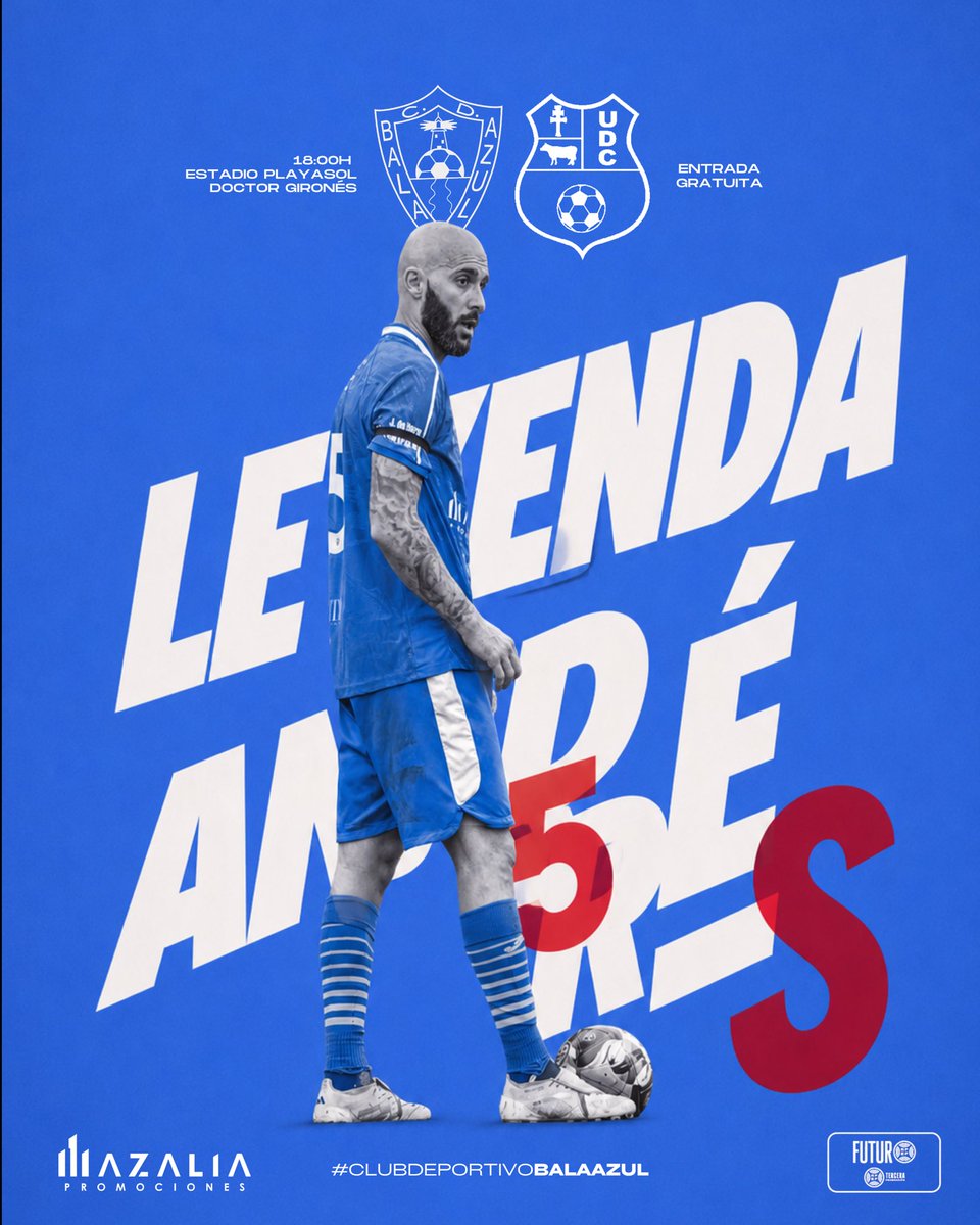CDBalaAzul1948's tweet photo. Día de partido en el Playasol, día de despedir a una leyenda 💙 

⌚️ 18:00h 
🆚 @CaravacaUd 
🏟️ Estadio Playasol Doctor Gironés 
🏆 Tercera RFEF | Jornada 34
🎟️ 𝐄𝐍𝐓𝐑𝐀𝐃𝐀 𝐆𝐑𝐀𝐓𝐔𝐈𝐓𝐀
 
🦈 #VamosBala https://t.co/YAPgtRCRZ4