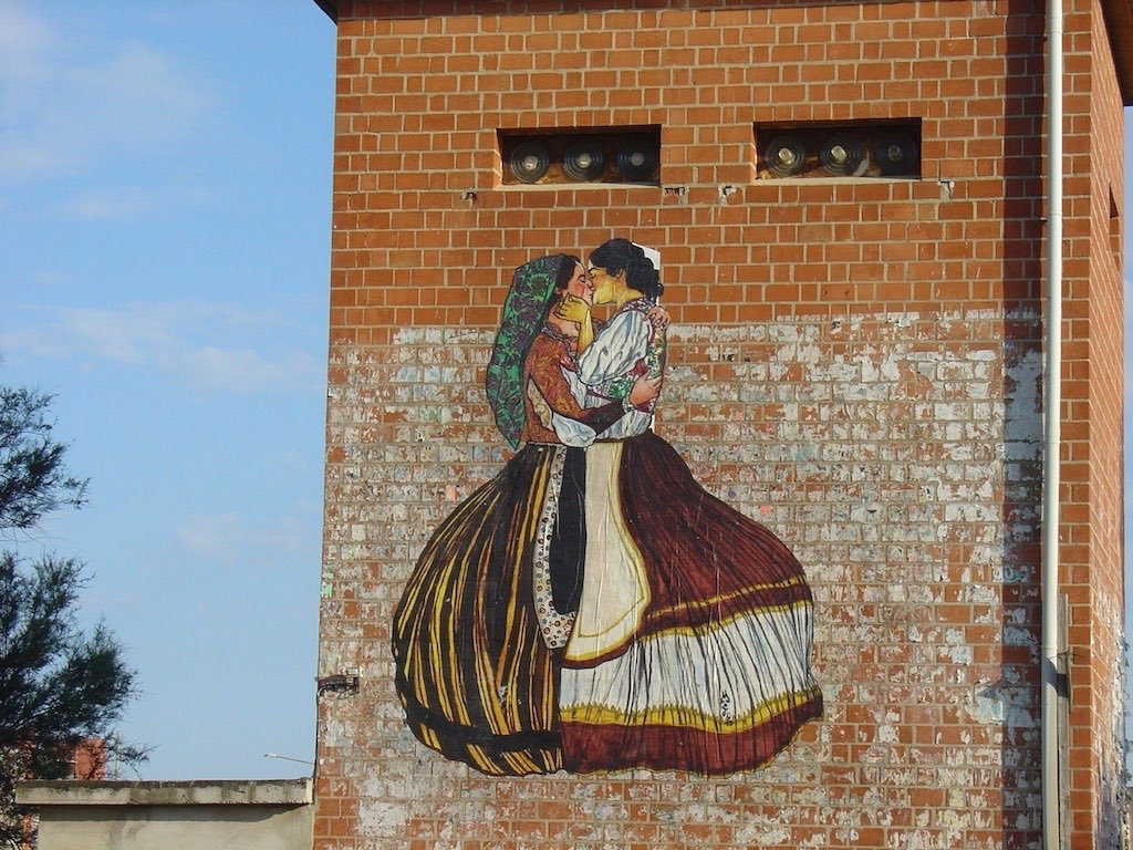“Ginger &amp; Olive Oil,” by queer street artist Moju Manuli