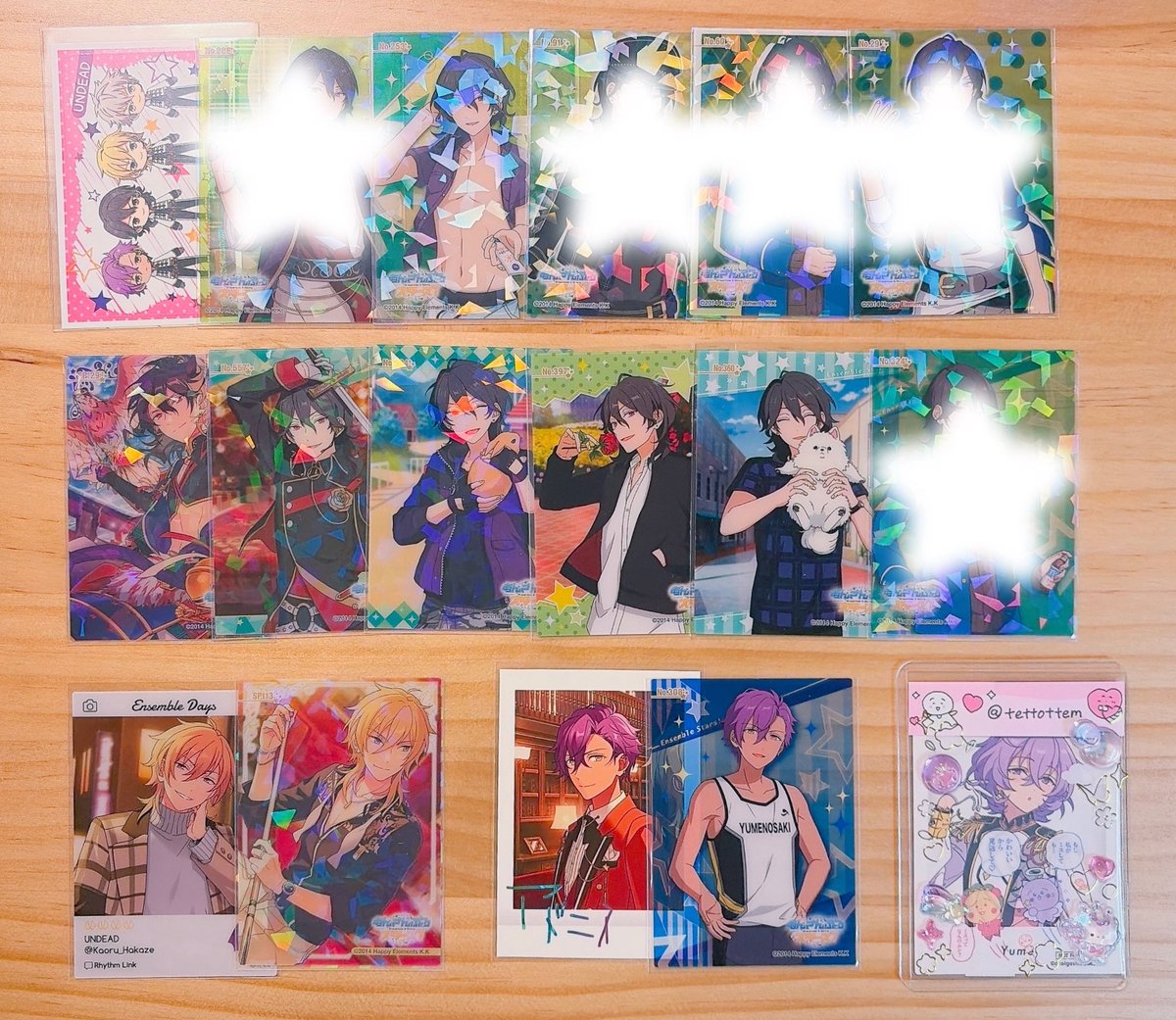 tettottem's tweet photo. 【交換/譲渡】あんスタ ぱしゃこれ ぱしゃっつ クリアカード デコステッカー

譲
零、薫、アドニス、紅郎、颯馬、友也、光、創、司、泉、嵐、凛月、夏目、つむぎ、宙

求
1番最後の画像>同異種ユメ、宗、英智

→ https://t.co/0yU3ZW1P8K