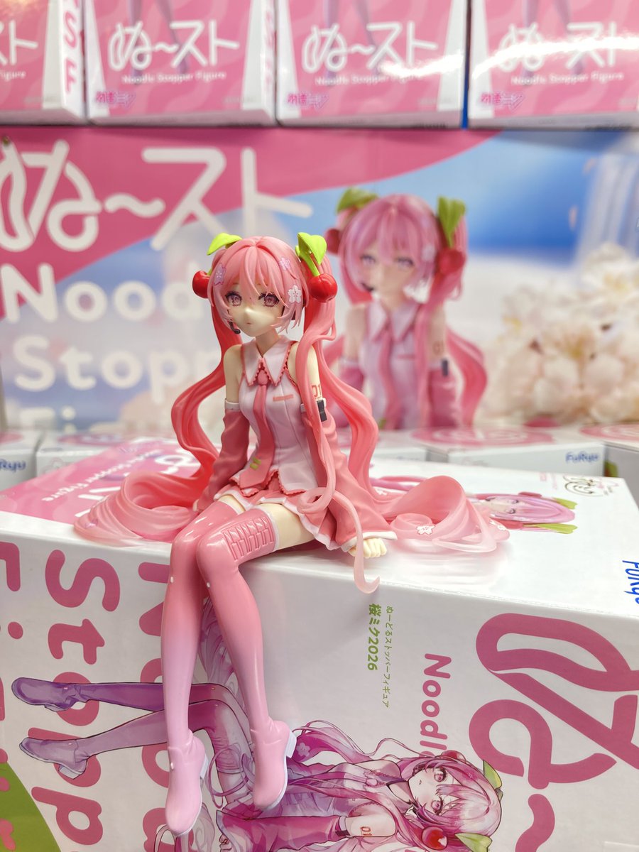 🌸景品情報🌸 初音ミク ぬーどるストッパーフィギュアー桜ミク2026