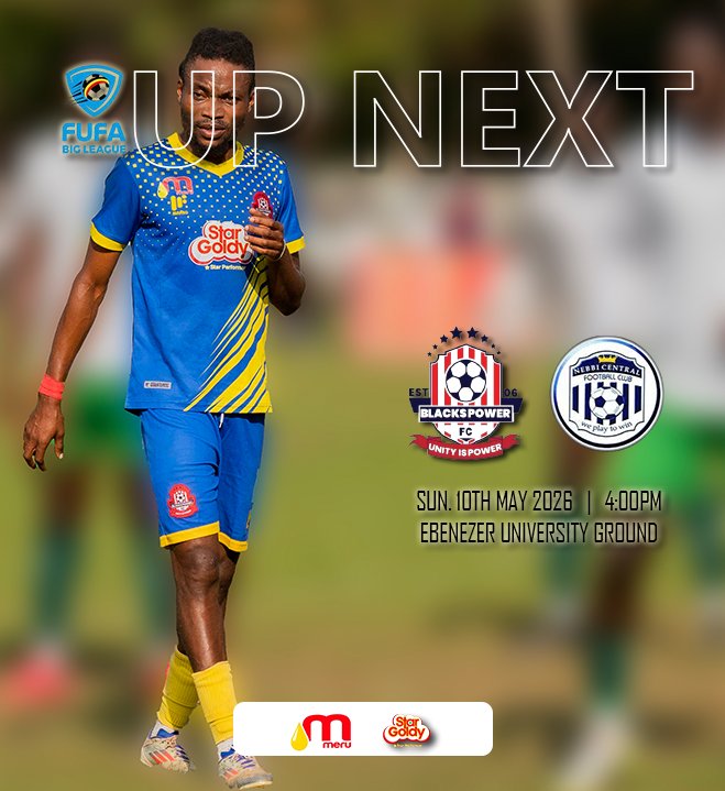 BlacksPowerFC's tweet photo. We need you in the stands! Tomorrow, we go all out for @UPL promotion. Come witness history in the making against @Nebbi_Central! @FUFABigLeague https://t.co/jVx4WaqQz2