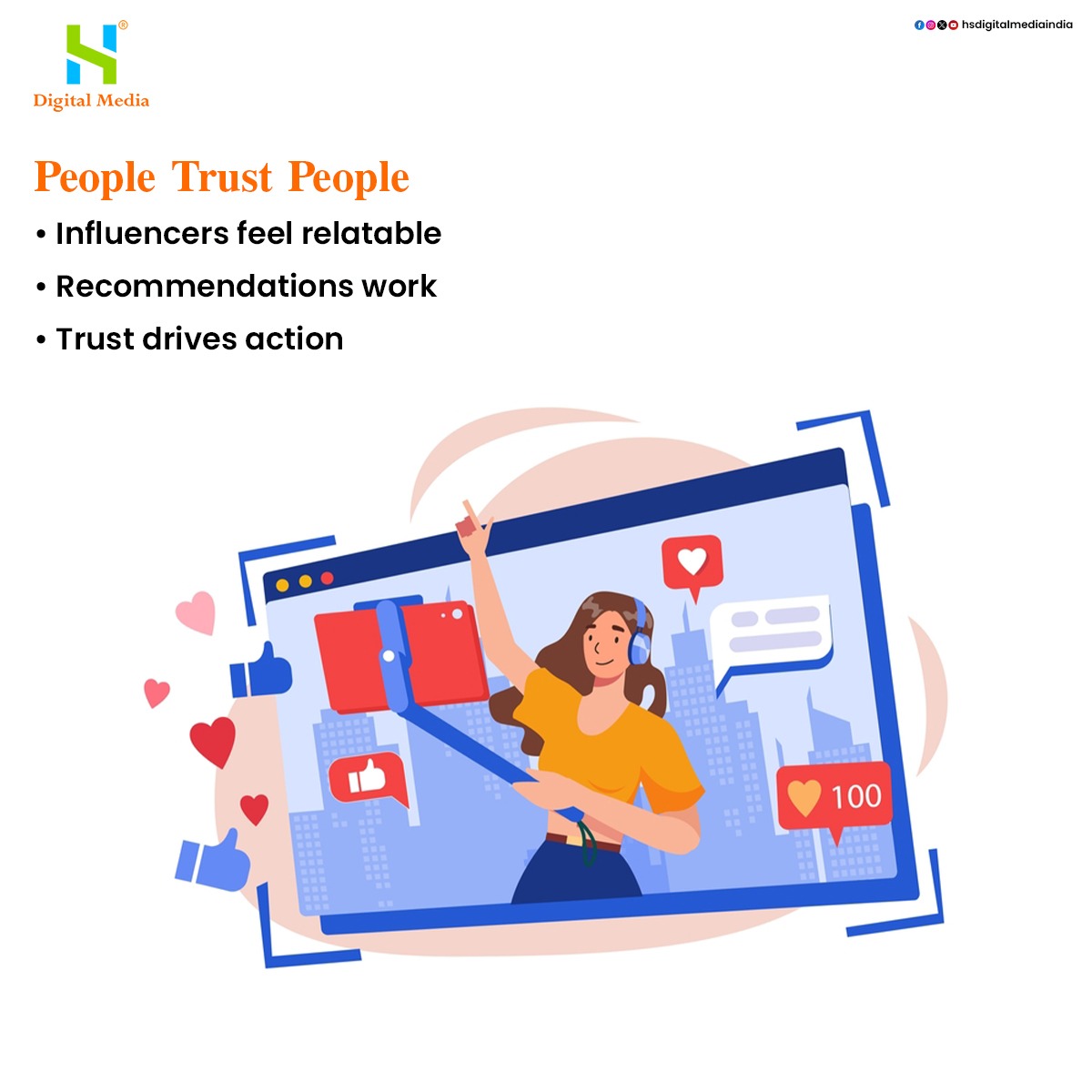 hsdigitalmediai's tweet photo. Influencer marketing is more than promotion — it’s about building trust, creating authentic connections, and turning engagement into real business growth. Let your brand reach the right audience with the right voice.
.
#InfluencerMarketing #DigitalMarketing #BrandAwareness https://t.co/NFIvCUV9fl