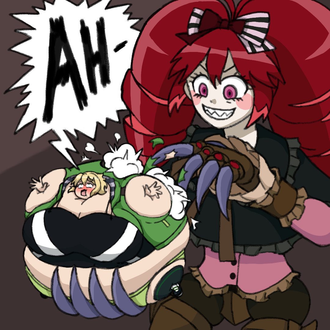 BB1010_'s tweet photo. [CW : Popping Alt]

Comms for @goodandnice3

Micha &amp; Kirika the Ball! https://t.co/j411Xb6MLG