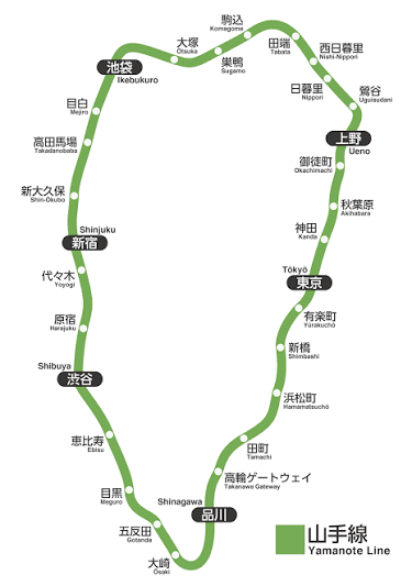 doorcock2465's tweet photo. ←みんなが思う山手線の形

　　　　　　　　　実際の山手線の形→ https://t.co/ylrMY1qm3a