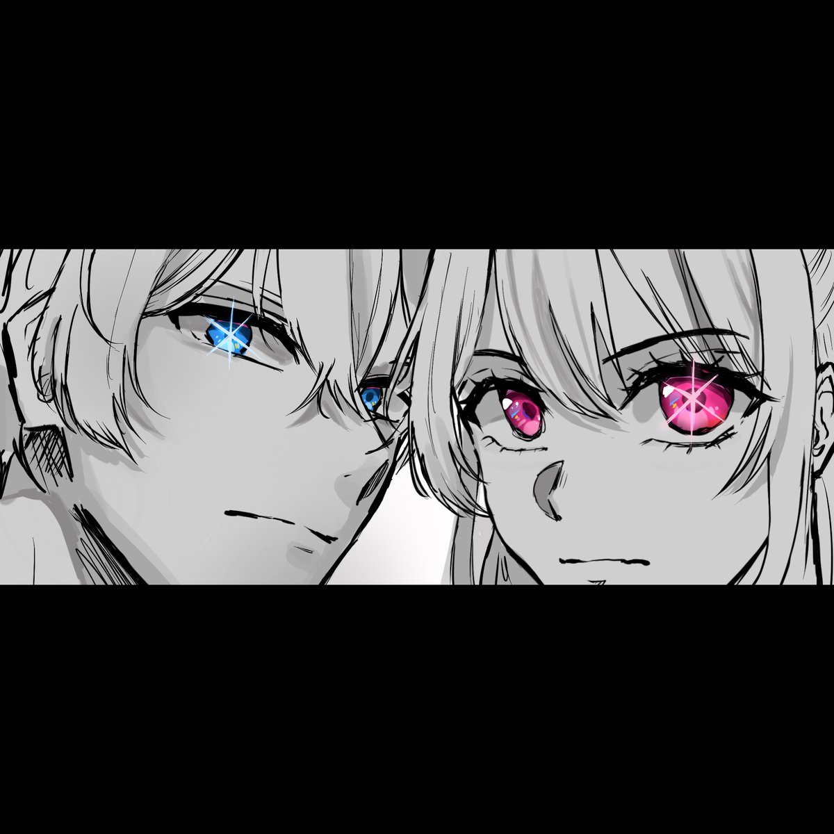 SHiROYAMAUNA's tweet photo. 2つの輝き
#推しの子　#イラストㅤㅤㅤ #oshinoko https://t.co/kICi8Fqiku
