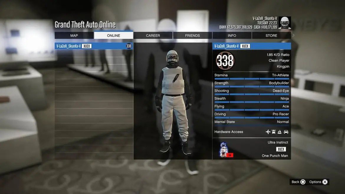 bruceXul's tweet photo. Ps4/Ps5 Modded GTA 5 Online Modded Account Available
Rank 338
2.5Tril Banked
K/D 1.85
Fastrun
25x Sticky bombs
Modded Outfits
10+ sports vehicle
Black duffelbag
Rare helmets
Properties Purchased 
research done
facepaints
weapons Unlocked
Modded cars
Max stats
#GTAOnline https://t.co/WFxBAEanIM