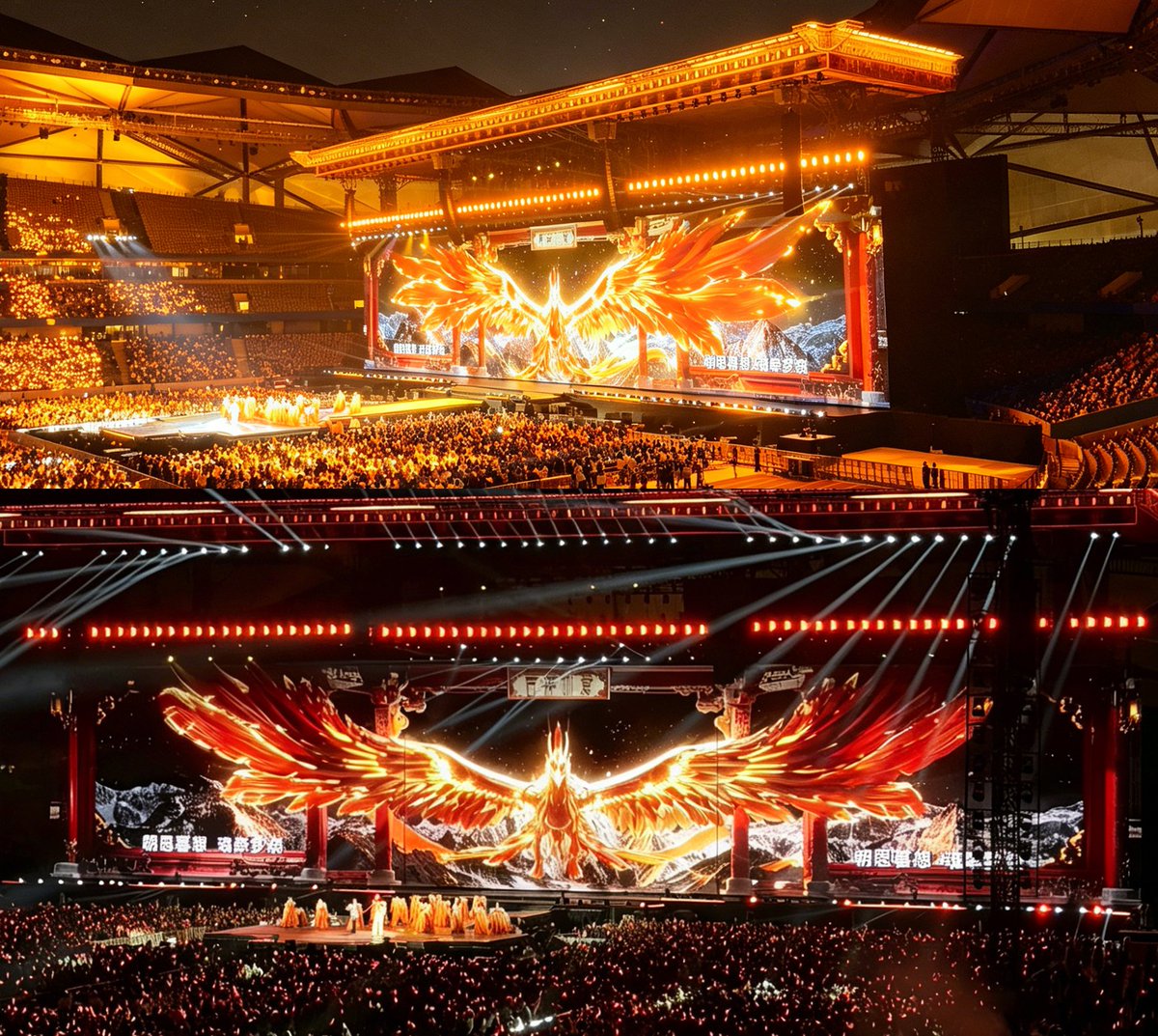 colorlightcloud's tweet photo. #Colorlight Concert Case

2500㎡ transparent LED screens transformed the stage into a breathtaking fusion of traditional Chinese aesthetics.

Powered by Colorlight's LED Control System, the #X20 video processor delivered breathtaking ultra-high-definition visuals.

#Colorlight https://t.co/NFYiHgVo6B