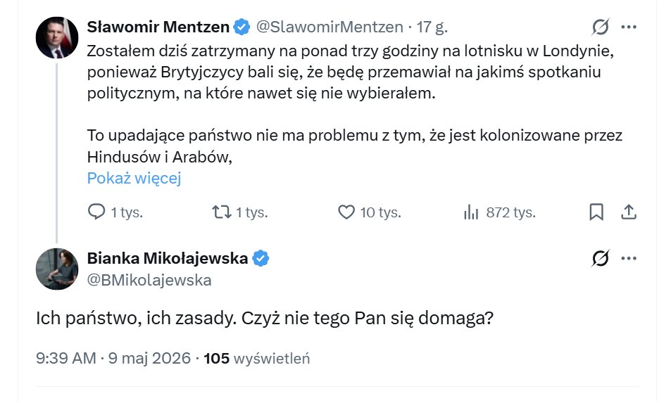 Zaorany w najlepszym stylu: krótko, kulturalnie, własnymi argumentami.