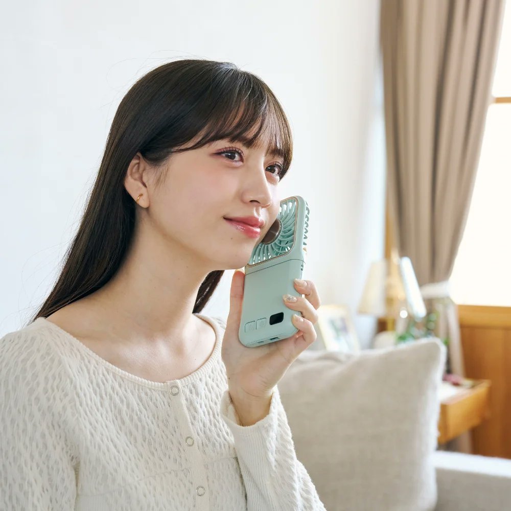 1台6役！／ 👉iFan Fino Freeze 2つに折りたたんで持ち運べる、 冷却