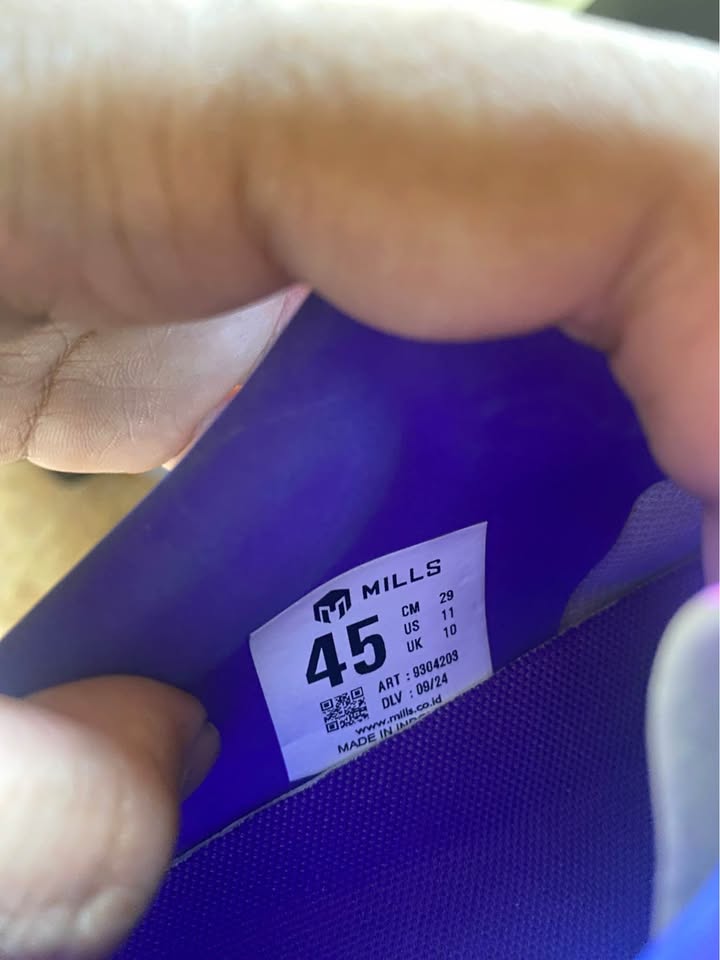 stylescIashed's tweet photo. WTS

Mills Gladion FG
Size 45
Kondisi like new, baru sekali dipake
Minus no box

Price 250k nego
COD Jakarta
Minat dm https://t.co/bo3TqhTDFO