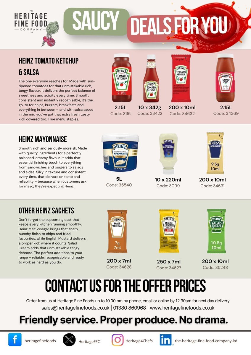 Heritage Fine Foods tweet media