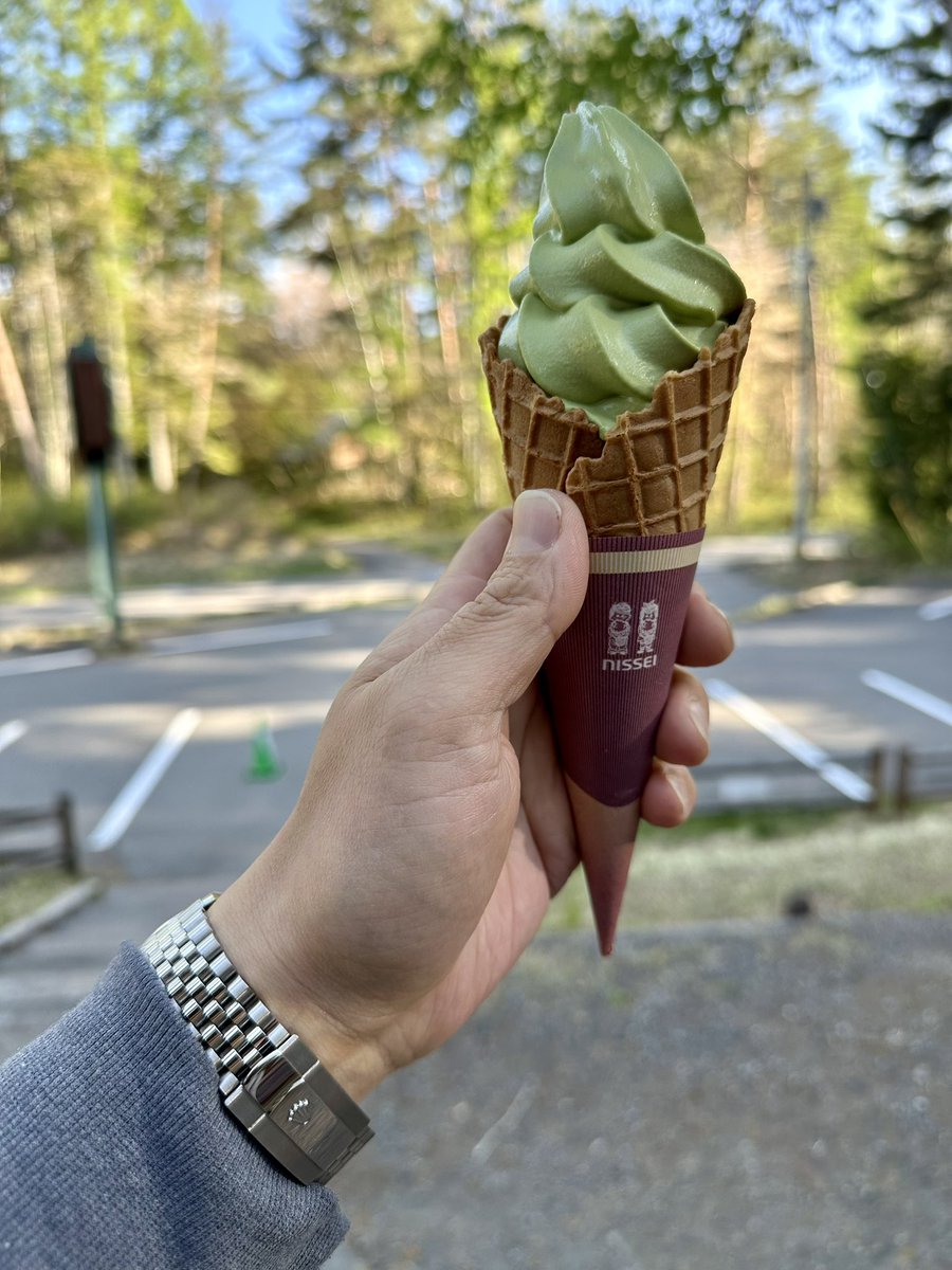 本日のかな子タイムは、開田高原アイスクリーム工房(長野県木曽町)の