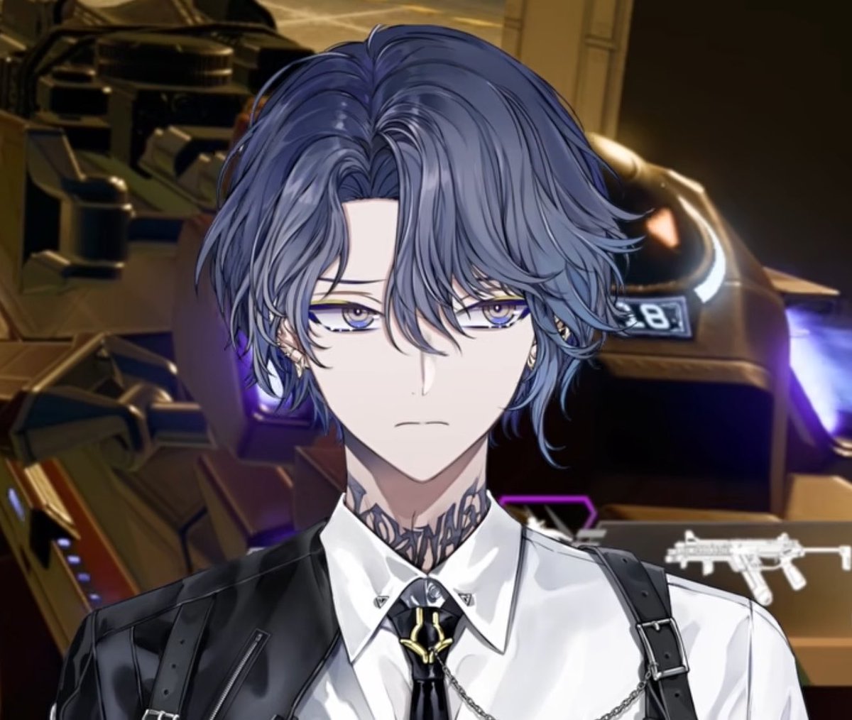 ᷄-・᷅ ）右目線Ver.