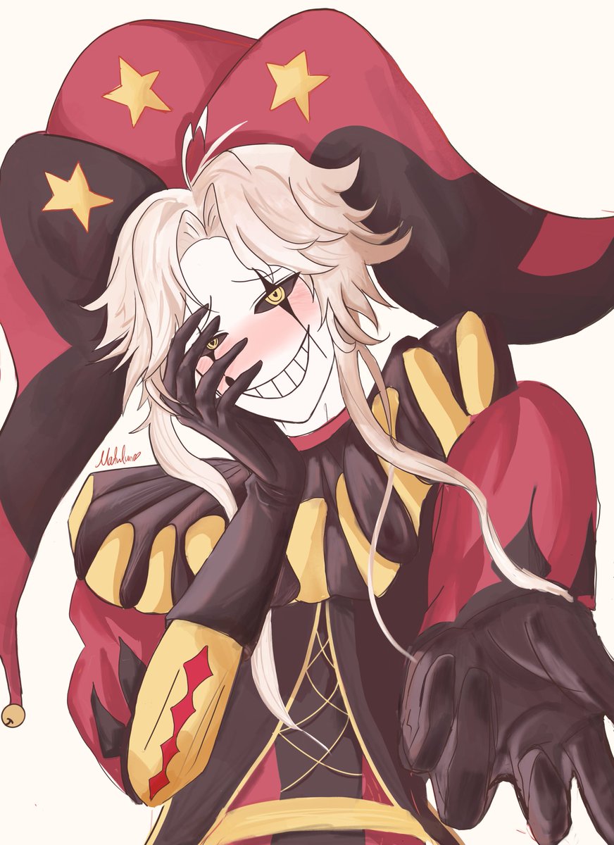 mafulun_'s tweet photo. Pierrot bed time drawing 

#tfc #thefreakcircus #pierrot #怪诞马戏团 https://t.co/4LUAHiwt10