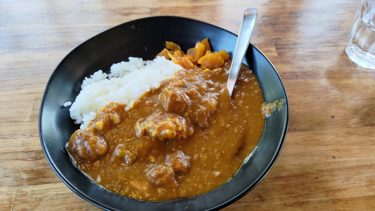 今日はカレー食べました🍛