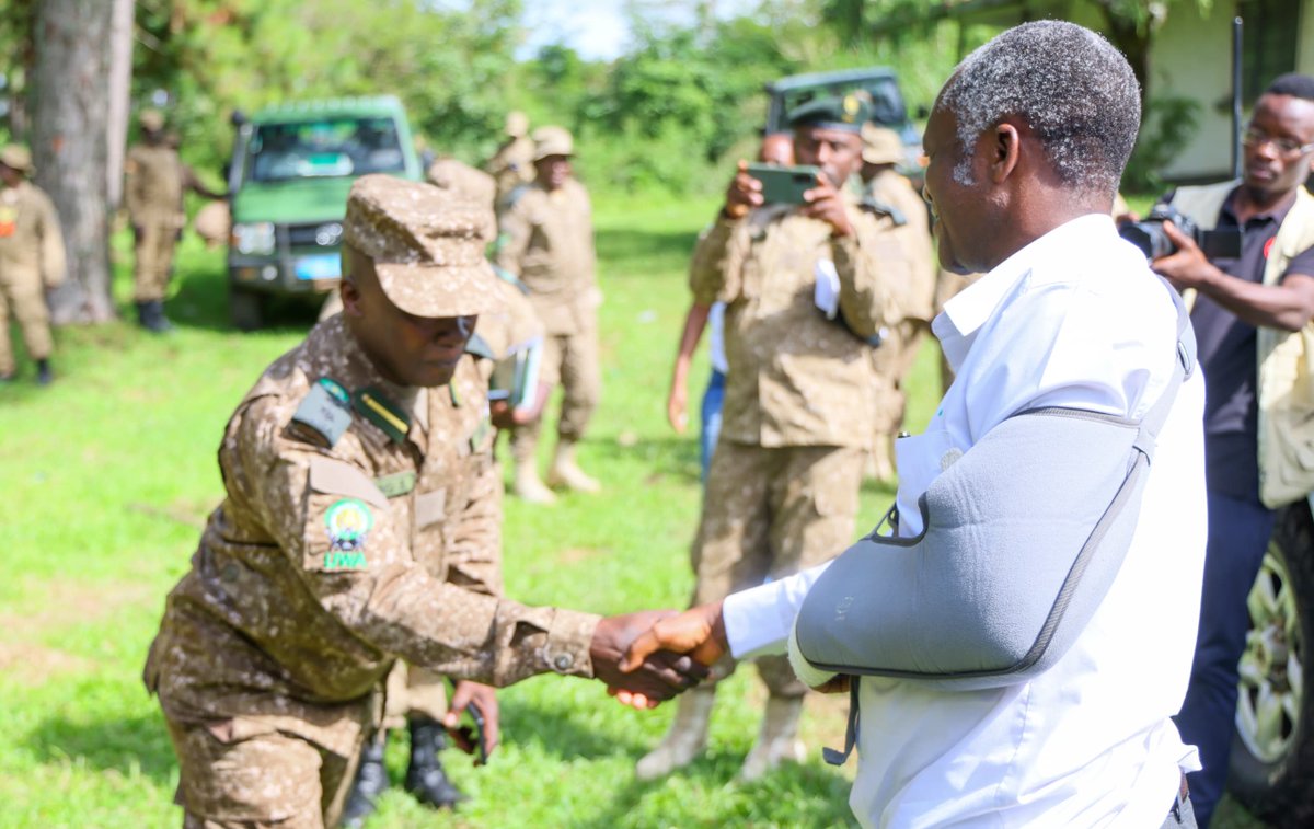 ugwildlife's tweet photo. Happening Now!

Today is a handover of Bugoma Central Forest Reserve from the Ministry of Water and Environment to the @MTWAUganda

UWA top management led by Board Chair - Prof. James Kalema has arrived at Kisindi Forest Station for a reconnoiter. https://t.co/QHVRGv3pUC