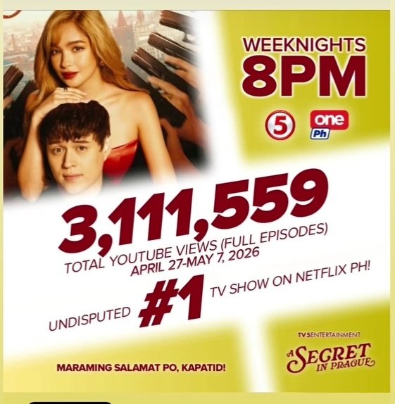 EmmzKw's tweet photo. Congrats Andrea &Enrique at sa buong team ng A secret in prague
#AndreaBrillantes
#ASIP https://t.co/N8h3iXSI6w