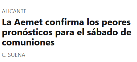 uteinformativa's tweet photo. Demanem tranquilitat a la població: el pronòstic d'Aemet no es pitjor que el clickbait: simplement plourà, caurà auia del cel en forma de gotes, ha passat atres vegades! https://t.co/vmQvkxgMH4