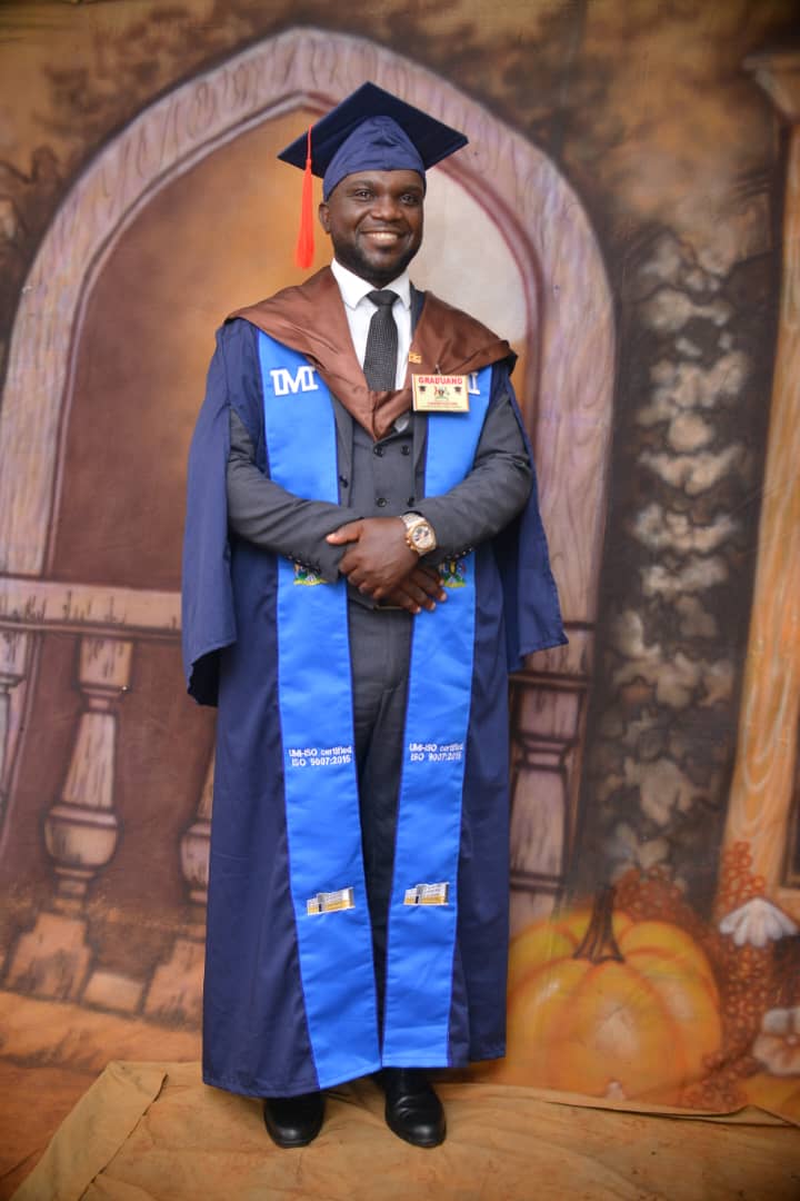 AgrorefUganda's tweet photo. We wish to congratulate our Executive Director @asingizibwe upon successfully completing his Masters in Management Studies (MMS)-Public Policy and Governance  @UMIUganda 
We are proud of this achievement and the inspiration you give to the young people. Congratulations! https://t.co/IbDbqDmnHs