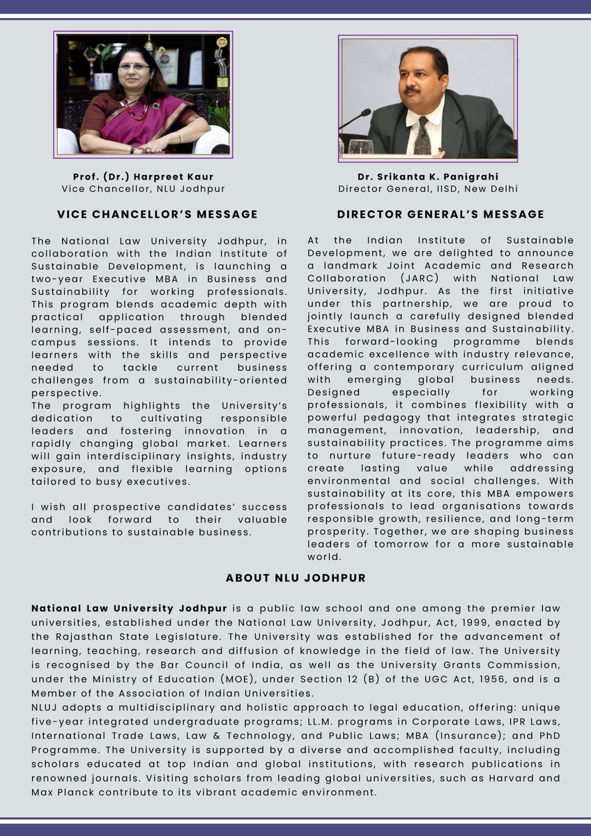 National Law University Jodhpur tweet media