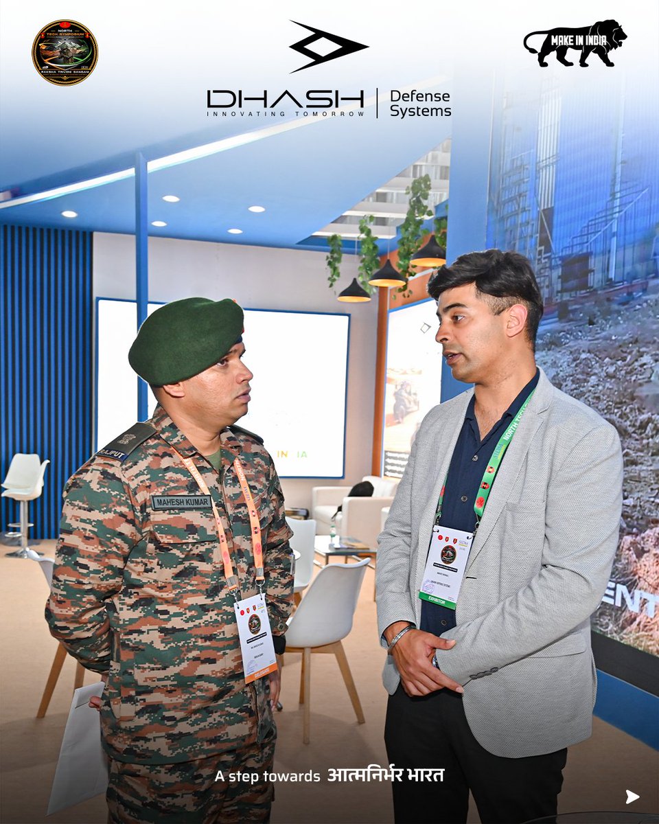 DhashDefense's tweet photo. NorthTech Symposium 2026  maybe over still highlights the impact of the three days at Prayagraj, Uttar Pradesh, where we showcased our indigenous all terrain mobility in collaboration with the Indian Army Northern &amp; Central Commands and SIDM. 

Thank you NorthTech Symposium 2026 https://t.co/JaXTTK2mJT