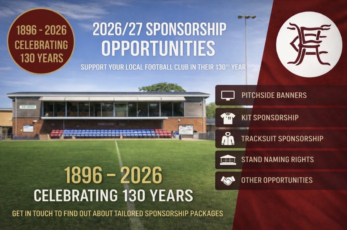 HorleyTownFC's tweet photo. 𝟭𝟯𝟬𝘁𝗵 𝗔𝗻𝗻𝗶𝘃𝗲𝗿𝘀𝗮𝗿𝘆 𝗣𝗮𝗿𝘁𝗻𝗲𝗿𝘀𝗵𝗶𝗽 𝗢𝗽𝗽𝗼𝗿𝘁𝘂𝗻𝗶𝘁𝗶𝗲𝘀 

As we celebrate our 130th anniversary as a club & our 1st season in The Isthmian League we’re looking to partner with local companies in sponsorship opportunities. 

In the last 30 days we have had over 100,000 views on X and 50,000 on Instagram.  This is a unique opportunity to expose your business to a new audience whilst supporting your local football club. 

We have options ranging from pitch-side banners to first team management and playing kits.  For more information on pricing and packages please email Horleytownfootballclub@gmail.com

#HTFC 💜💙💜💙