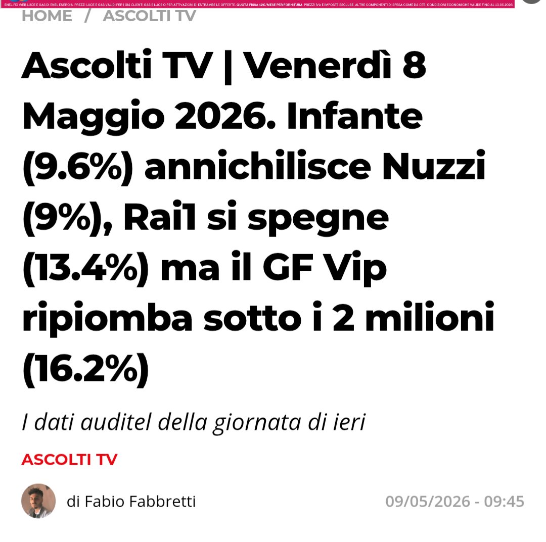 Si può essere così faziosi?

Annichilisce per un 9% entrambi 

#ascoltitv